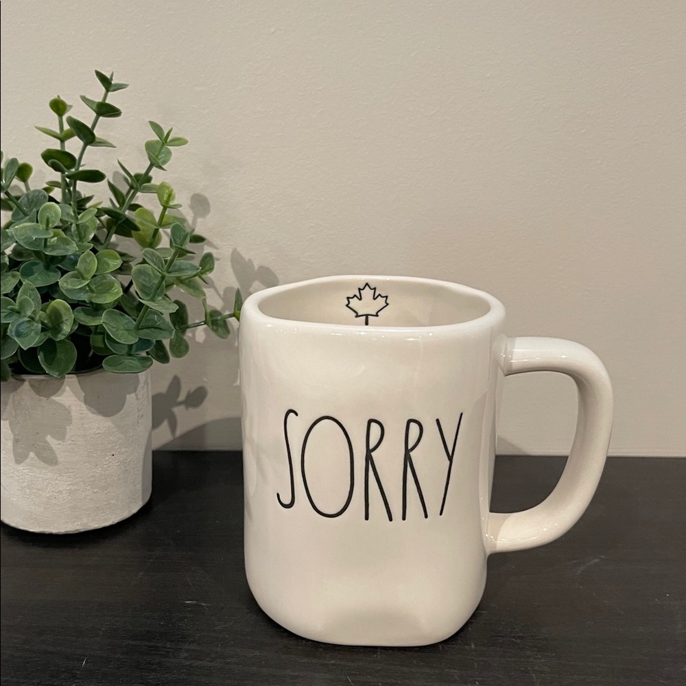 RAE DUNN Sorry mug 🇨🇦